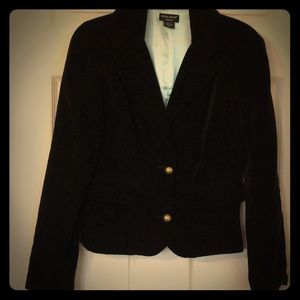Black velvet guess jeans jacket